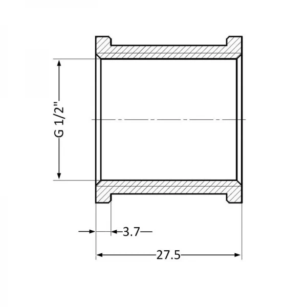 Муфта SD Plus 1/2