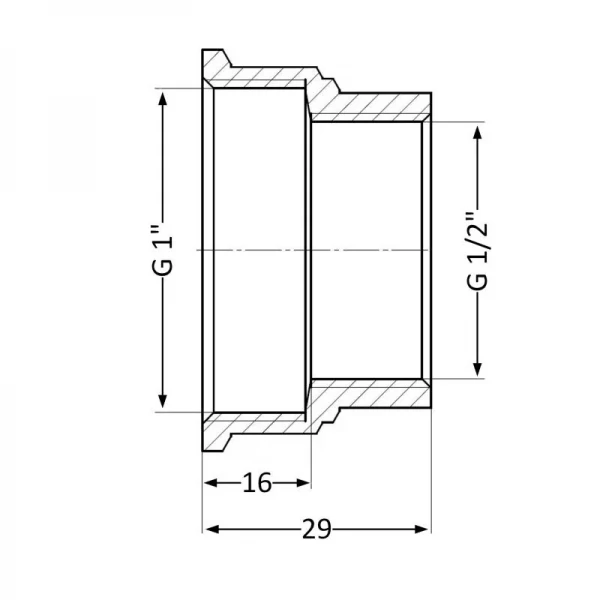 Муфта SD Plus 1/2