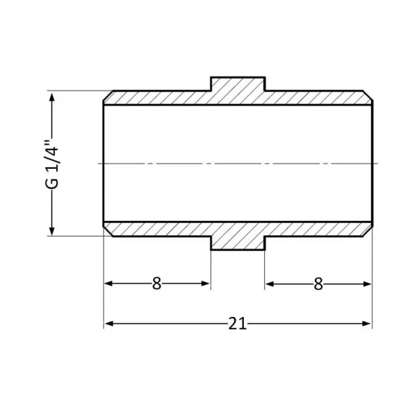 Ниппель SD Plus 1/4