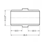 Ниппель SD Plus 1/2