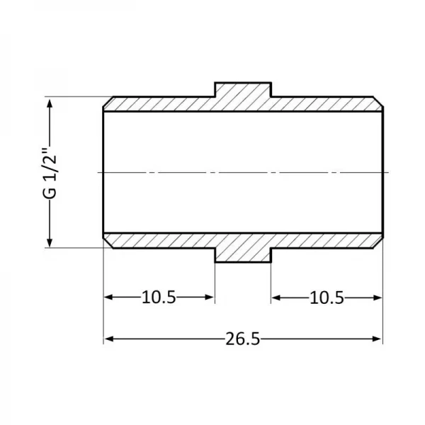 Ниппель SD Plus 1/2