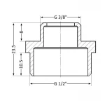 Ниппель SD Plus 1/2