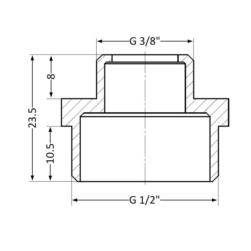 Ниппель SD Plus 1/2
