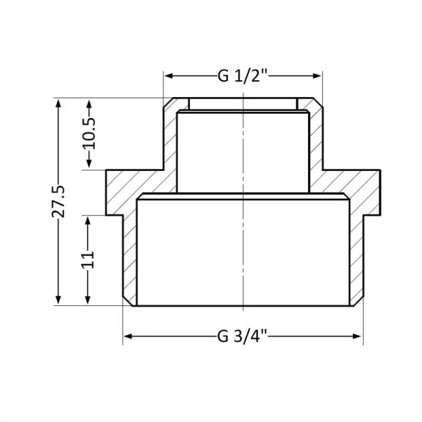 Ниппель SD Plus 1/2