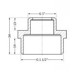 Ниппель SD Plus 1 1/2