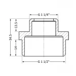Ниппель SD Plus 1 1/2