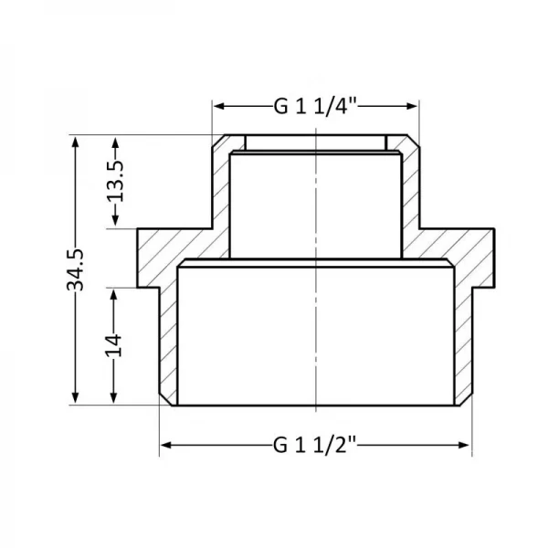 Ниппель SD Plus 1 1/2