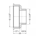 Переход SD Plus 1 1/2