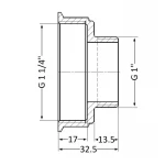 Переход SD Plus 1 1/4