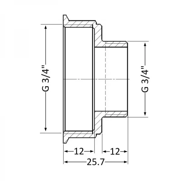Переход SD Plus 3/4