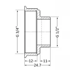 Переход SD Plus 3/4