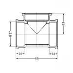 Трійник SD Plus 1