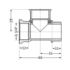 Тройник SD Plus 3/4