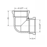 Угол SD Plus 1/2