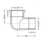 Угол SD Plus 1/2
