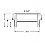 Футорка SD Plus 1/2