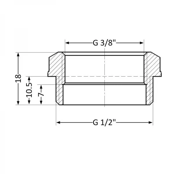 Футорка SD Plus 1/2