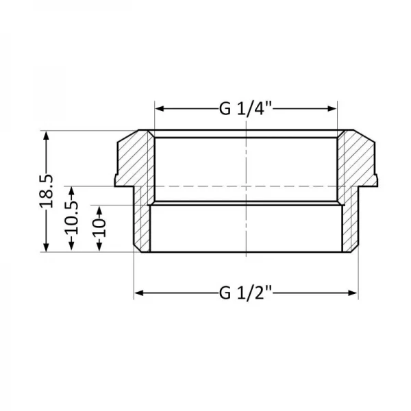 Футорка SD Plus 1/2