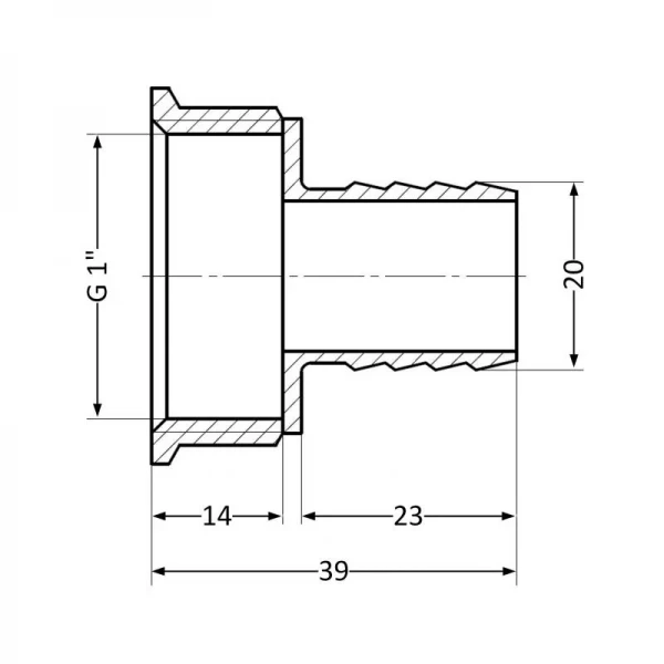 Штуцер SD Plus 20х1