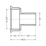 Штуцер Thermo Alliance Standart 16х1/2