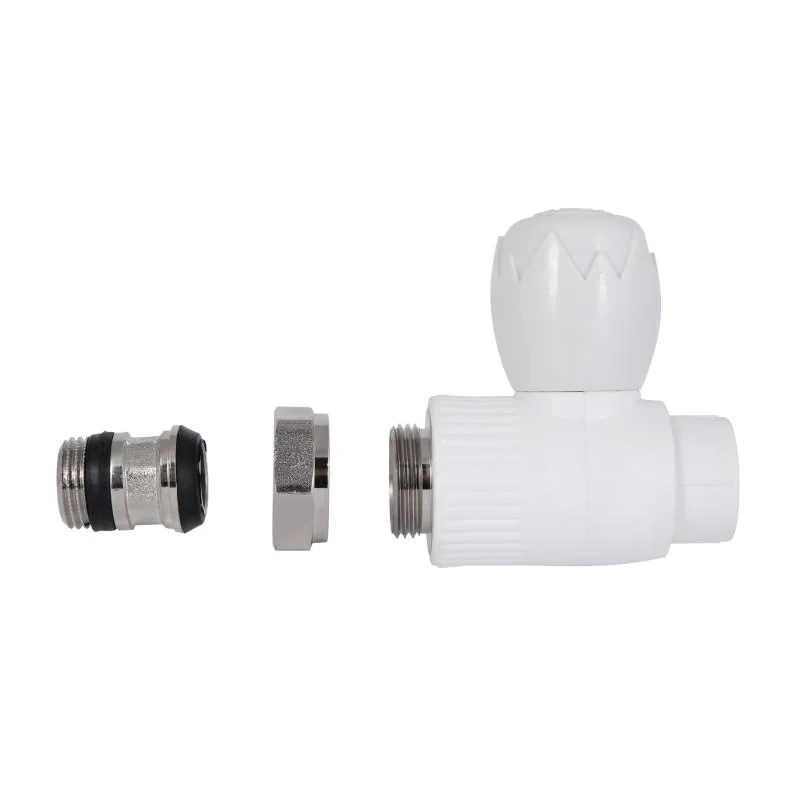 Кран з поліпроп. прямий кульовий  20х1/2