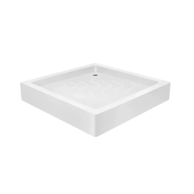 Набор Lidz душевая кабина Wawel SC90x90.SAT.LOW.FR, стекло Frost 4 мм + поддон Mazur