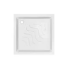 Набор Lidz душевая кабина Wawel SC90x90.SAT.LOW.FR, стекло Frost 4 мм + поддон Mazur