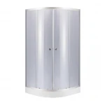 Набор Lidz душевая кабина Latwa SC90x90.SAT.LOW.GR, стекло тонированное 4 мм + поддон Kupala