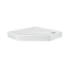 Набор Qtap душевая кабина Leo CRM10995-AC6 Clear 2020x900x900 мм + поддон Diamond 309912 90x90x12 см с сифоном