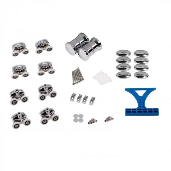 Набор Qtap душевая кабина Presto CRM1088AP5 Pear 1970x800x800 мм + поддон Robin 308812C 80x80x12 см с сифоном