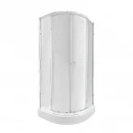 Набір Qtap душова кабіна Presto CRM1088AP5 Pear 1970x800x800 мм + піддон Robin 308812C 80x80x12 см з сифоном