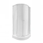 Набор Qtap душевая кабина Presto CRM1088AP5 Pear 1970x800x800 мм + поддон Robin 308812C 80x80x12 см с сифоном