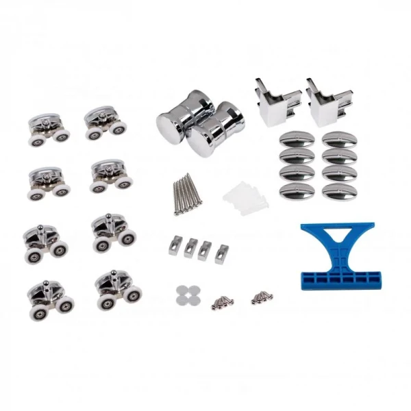 Набор Qtap душевая кабина Presto CRM1088SP5 Pear 1970x800x800 мм + поддон Tern 308812C 80x80x12 см с сифоном