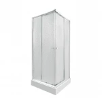 Набор Qtap душевая кабина Presto CRM1088SP5 Pear 1970x800x800 мм + поддон Tern 308812C 80x80x12 см с сифоном