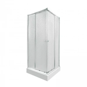 Набор Qtap душевая кабина Presto CRM1088SP5 Pear 1970x800x800 мм + поддон Tern 308812C 80x80x12 см с сифоном
