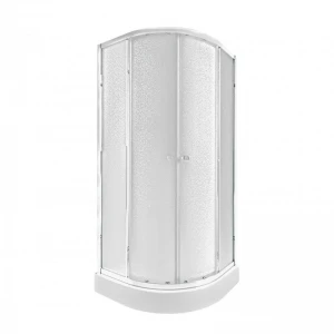 Набір Qtap душова кабіна Presto CRM1099AP5 Pear 1970x900x900 мм + піддон Robin 309912C 90x90x12 см з сифоном