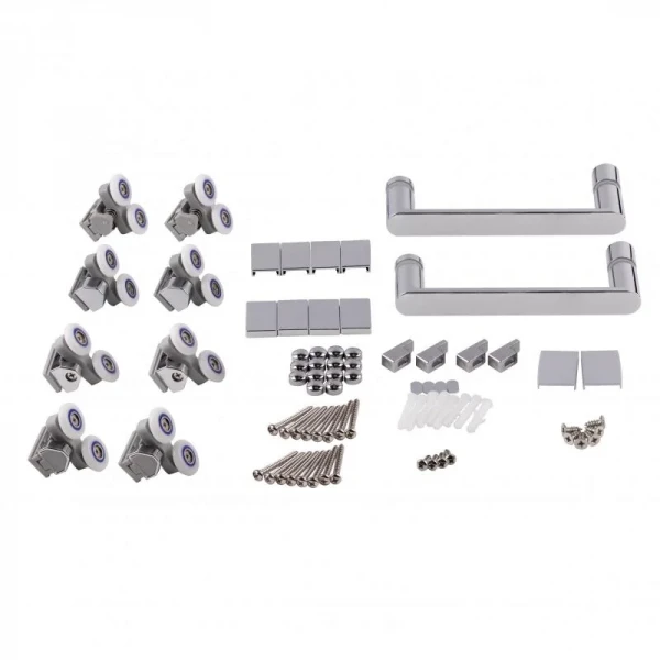 Набор Qtap душевая кабина Taurus CRM1011AC6 Clear 2020x1000x1000 мм + поддон Robin 301112 100x100x12 см с сифоном