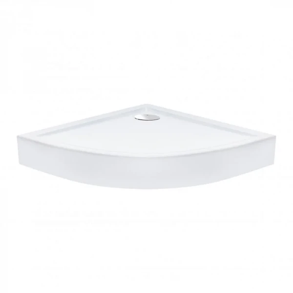 Набор Qtap душевая кабина Taurus CRM1011AC6 Clear 2020x1000x1000 мм + поддон Robin 301112 100x100x12 см с сифоном