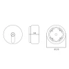 Диспенсер для бумажных полотенец с центральной вытяжкой Qtap Pohodli QT172WH42906 White (Domov)