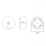 Диспенсер для бумажных полотенец с центральной вытяжкой Qtap Pohodli QT172WH42906 White (Domov)