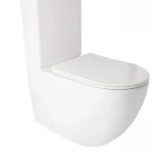 Qtap Jay чаша унитаза напольного гор. выпуск, нижний подвод, без сиденья 680*370*815mm WHITE