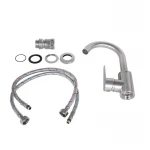 Смеситель для кухни Lidz Vida 015F2 (k35) LDVID015F2NKS43353 Nickel