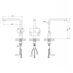 Смеситель для кухни Lidz Aria 020F1 (k35) LDARI020F1NKS43359 Nickel