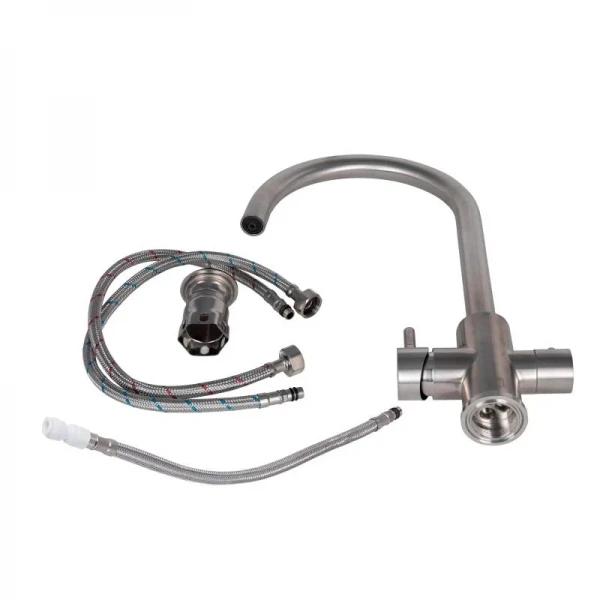 Смеситель для кухни Lidz Aria 020F (k35) LDARI020FNKS43365 Nickel