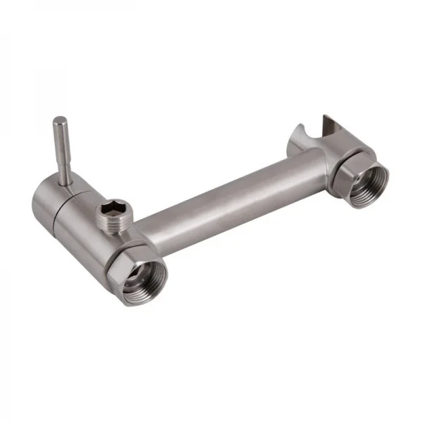 Набор для гигиенического душа со смесителем Lidz Aria 110 округлый LDARI110NKS43393 Nickel