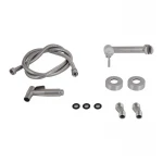 Набор для гигиенического душа со смесителем Lidz Aria 110 округлый LDARI110NKS43393 Nickel