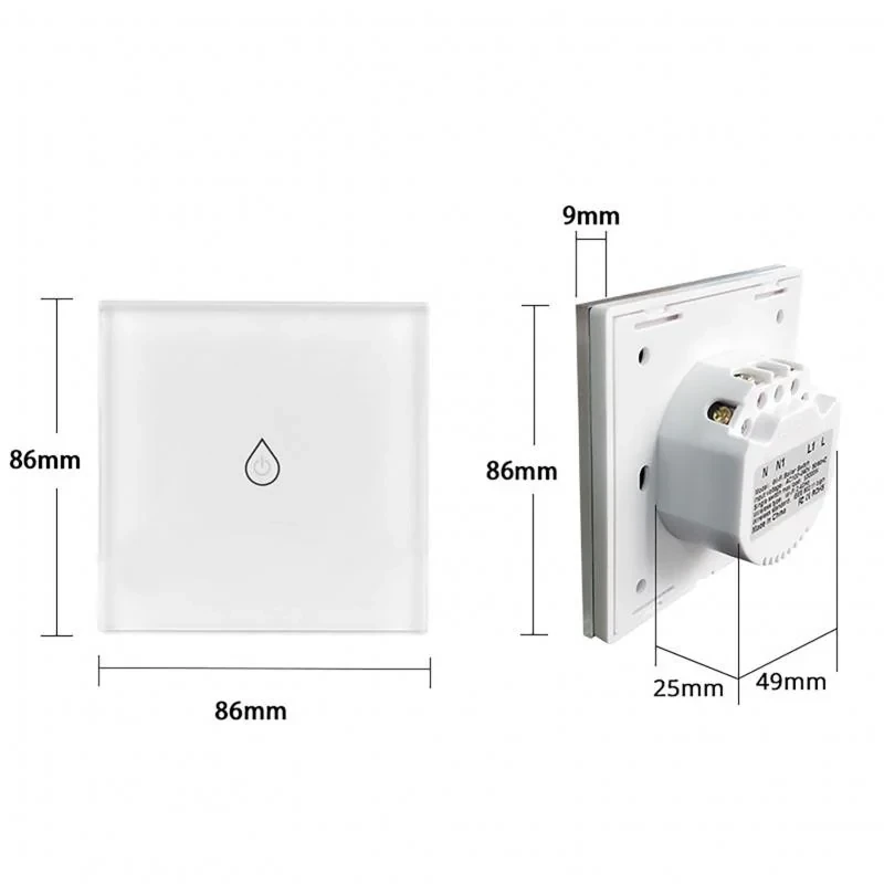 Контролер для водонагревателя Thermo Alliance (16А) с WiFi WS-EU-BW