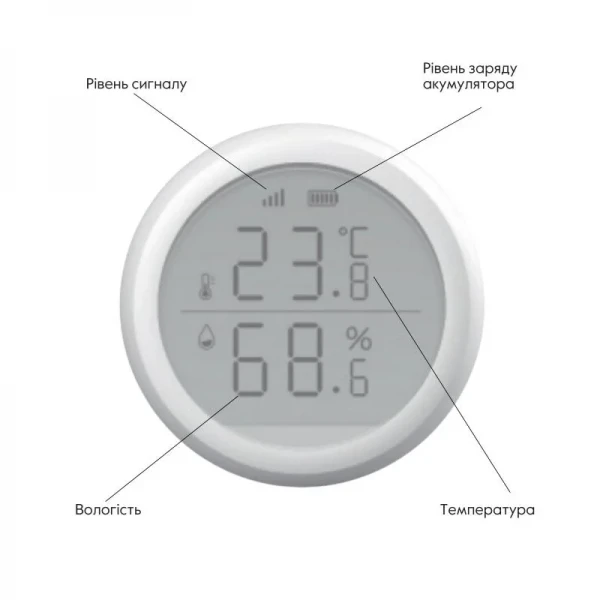 ZigBee Беспроводной датчик температуры и влажности    ZB-ZTH