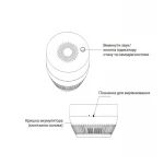 ZigBee Беспроводной датчик дыма ZB-ZSA