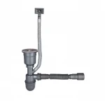 Мойка для кухни интегрированная Lidz Handmade H5050G (LDH5050GPVD43620) Brushed Grey PVD 3,0/1,0 мм